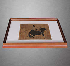 洛扎书画装裱配框服务案例